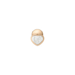 Chopard My Happy Hearts 18ct Rose Gold Mother of Pearl Single Stud Earring