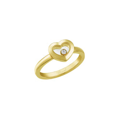 Chopard Happy Diamonds 18ct Yellow Gold 0.05ct Diamond Ring 82A054-0107