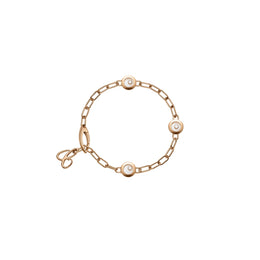 Chopard Happy Diamonds Icons 18ct Rose Gold 0.15ct Diamond Bracelet