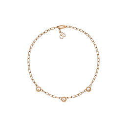 Chopard Happy Diamonds Icons 18ct Rose Gold 0.15ct Diamond Necklace