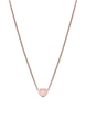 Chopard Happy Hearts 18ct Rose Gold Pink Opal Necklace