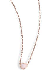 Chopard Happy Hearts 18ct Rose Gold Pink Opal Necklace
