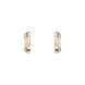 Chopard Ice Cube 18ct Rose Gold 0.24ct Diamond Hoop Earrings