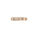 Chopard Ice Cube 18ct Rose Gold Diamond Half Set Medium Ring
