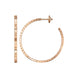 Chopard Ice Cube 18ct Rose Gold Hoop Earrings