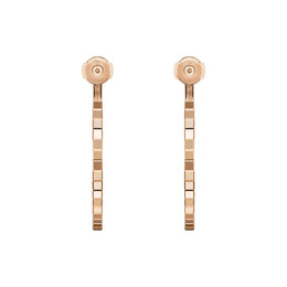 Chopard Ice Cube 18ct Rose Gold Hoop Earrings