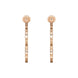Chopard Ice Cube 18ct Rose Gold Hoop Earrings
