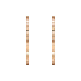 Chopard Ice Cube 18ct Rose Gold Hoop Earrings