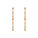 Chopard Ice Cube 18ct Rose Gold Hoop Earrings