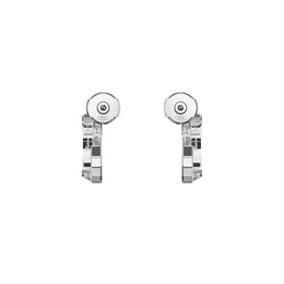 Chopard Ice Cube 18ct White Gold 0.24ct Diamond Hoop Earrings