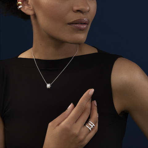 Chopard Ice Cube 18ct White Gold Diamond Pendant