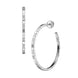 Chopard Ice Cube 18ct White Gold Hoop Earrings
