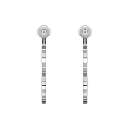 Chopard Ice Cube 18ct White Gold Hoop Earrings