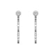 Chopard Ice Cube 18ct White Gold Hoop Earrings