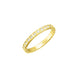 Chopard Ice Cube 18ct Yellow Gold Diamond Half Set Slim Ring 827702-0256