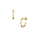 Chopard Ice Cube 18ct Yellow Gold Hoop Earrings