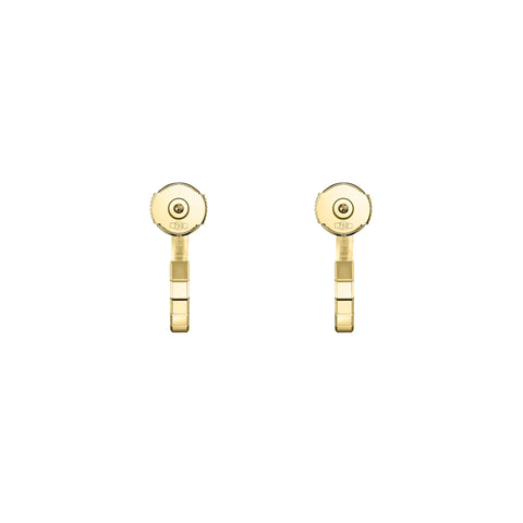 Chopard Ice Cube 18ct Yellow Gold Hoop Earrings