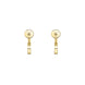 Chopard Ice Cube 18ct Yellow Gold Hoop Earrings