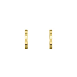 Chopard Ice Cube 18ct Yellow Gold Hoop Earrings