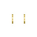Chopard Ice Cube 18ct Yellow Gold Hoop Earrings