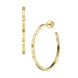 Chopard Ice Cube 18ct Yellow Gold Hoop Earrings
