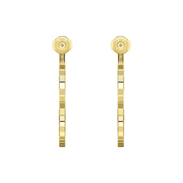 Chopard Ice Cube 18ct Yellow Gold Hoop Earrings