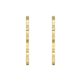 Chopard Ice Cube 18ct Yellow Gold Hoop Earrings