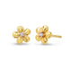 Clogau Forget Me Not Gold and Diamond Earrings