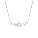 Clogau Vine of Life White Topaz Sterling Silver Necklace 3STOL0237