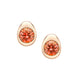 Faberge Colours Of Love Cosmic Curve 18ct Rose Gold Spessartite Stud Earrings