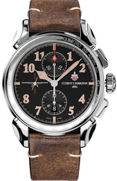 Cuervo y Sobrinos Chronograph Emilio Carranza Watch 3201.1EC