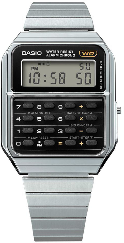 Casio Watch Vintage Calculator CA-500WE-1AEF Watch