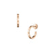 Chopard Ice Cube 18ct Rose Gold Hoop Earrings