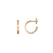Chopard Ice Cube 18ct Rose Gold Hoop Earrings