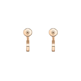 Chopard Ice Cube 18ct Rose Gold Hoop Earrings