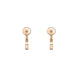 Chopard Ice Cube 18ct Rose Gold Hoop Earrings
