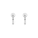 Chopard Ice Cube 18ct White Gold Hoop Earrings