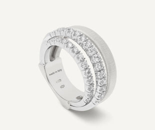 Marco Bicego Masai 18ct White Gold Coil 0.70ct Diamond Ring