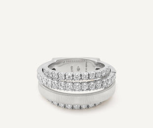 Marco Bicego Masai 18ct White Gold Coil  1.03ct Diamond Ring