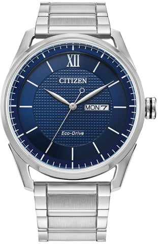 Citizen Watch Classic Mens Eco-Drive Bracelet AW0081-54L
