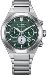 Citizen Super Titanium Zenshin Senkei Green Watch CA4691-59X