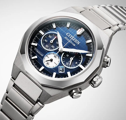 Citizen Super Titanium Zenshin Senkei Blue Watch