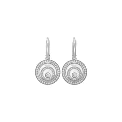 Chopard Happy Spirit 18ct White Gold 0.77ct Diamond Earrings