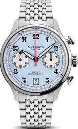 Duckworth Prestex Watch Lostock Blue 40mm Quartz Chronograph Blue Bracelet D547-03 ST