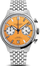 Duckworth Prestex Watch Lostock Orange 40mm Quartz Chronograph Bracelet D547-05 ST