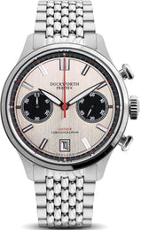 Duckworth Prestex Watch Lostock Silver 40mm Quartz Chronograph Bracelet D547-11 ST