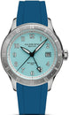 Duckworth Prestex Broadgate GMT Blue Blue Rubber Watch D760-03-DR