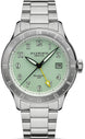 Duckworth Prestex Broadgate GMT Green Bracelet Watch D760-04-ST