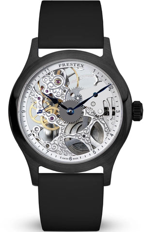 Duckworth Prestex Skeleton PVD Blue Hands Watch D511-03-A