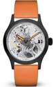 Duckworth Prestex Skeleton PVD Orange Hands Watch D511-05-OR